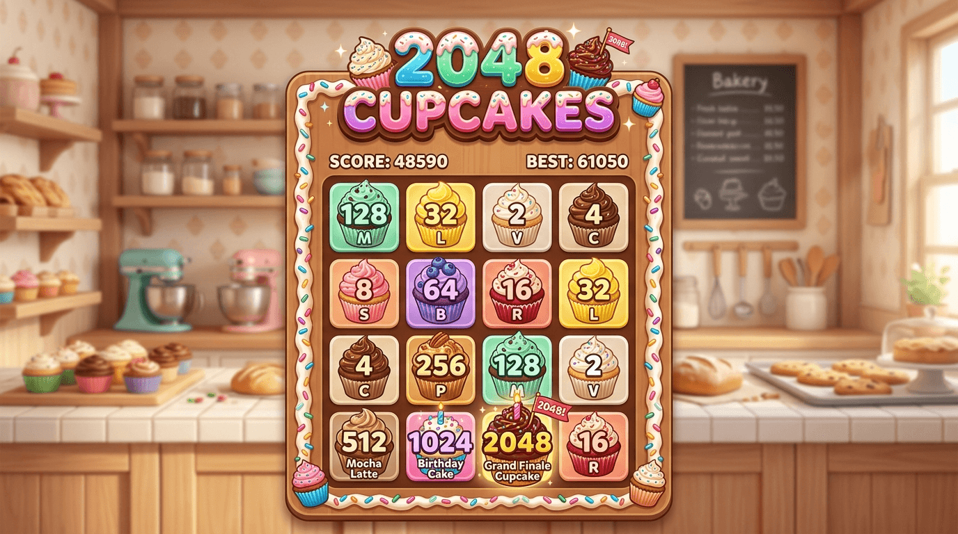 2048 CupCakes - Play Free Online Game