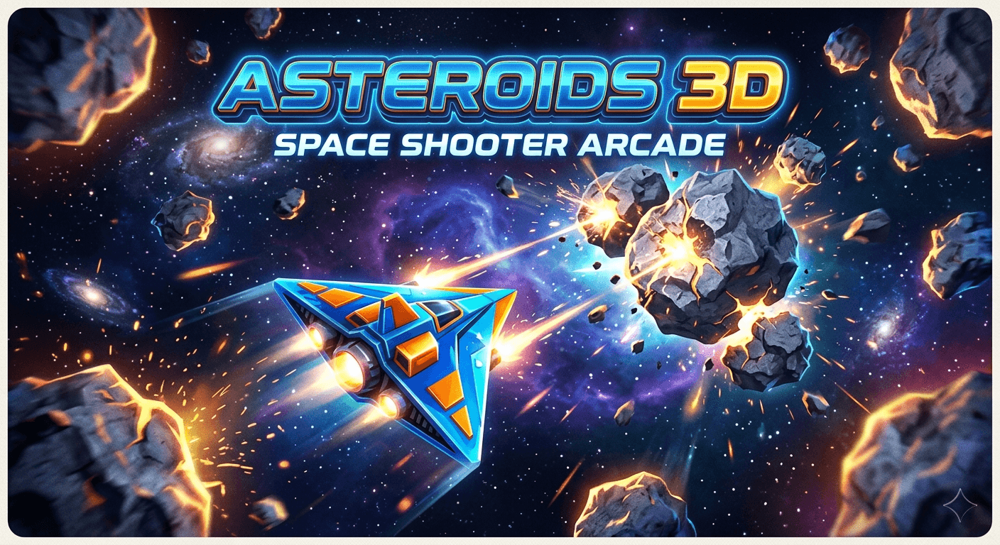 Asteroids 3D - Play Free Online Game