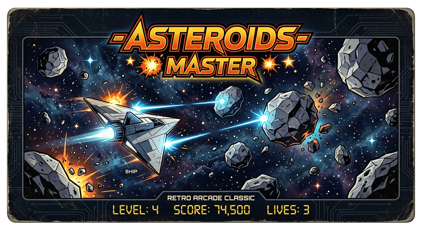 Asteroids Master - Play Free Online Game