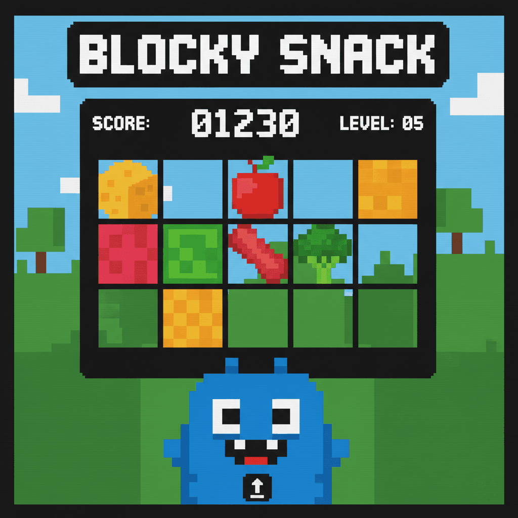Blocky Snack - Play Free Online Game