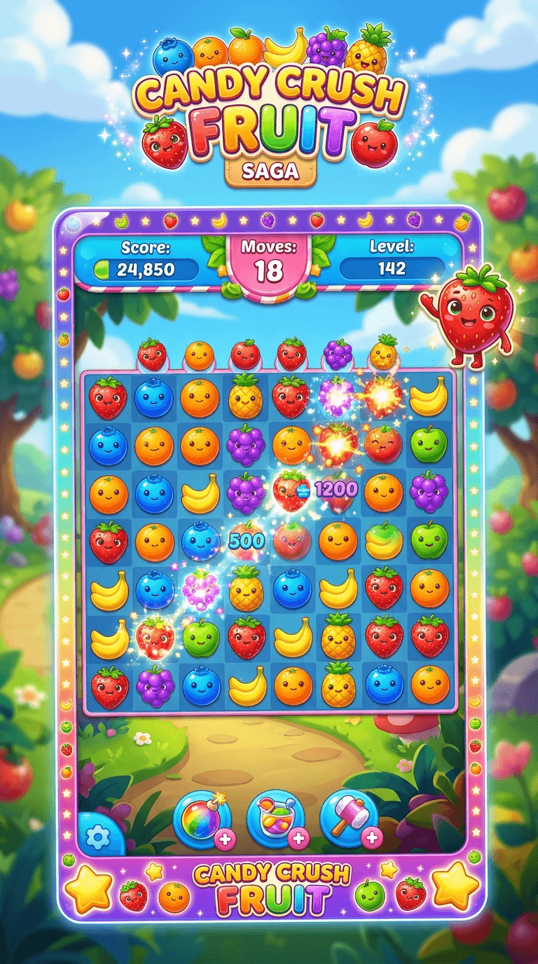 Candy Crush Fruit - Play Free Online Game
