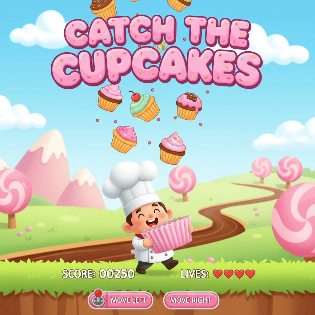 Catch the CupCakes - Play Free Online Game