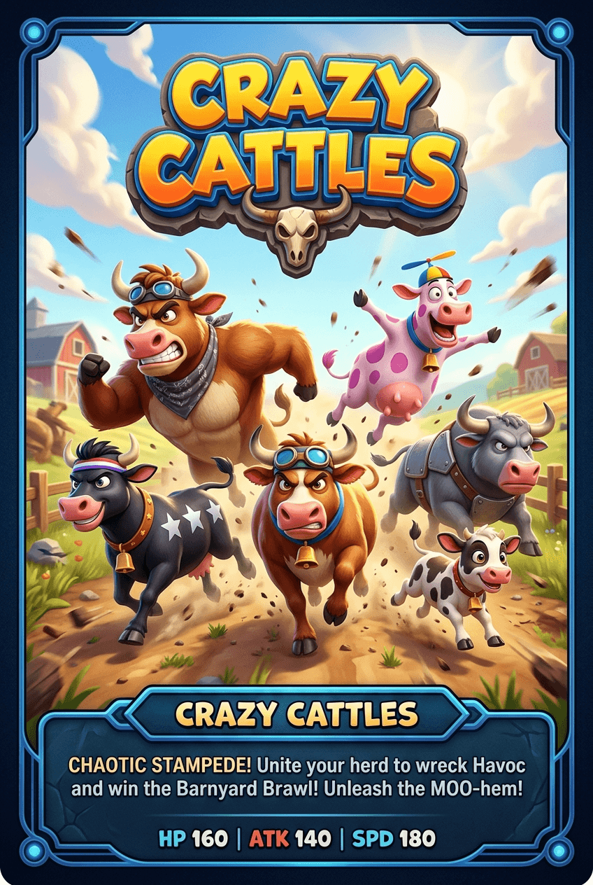 Crazy Cattles 3D - Play Free Online Game