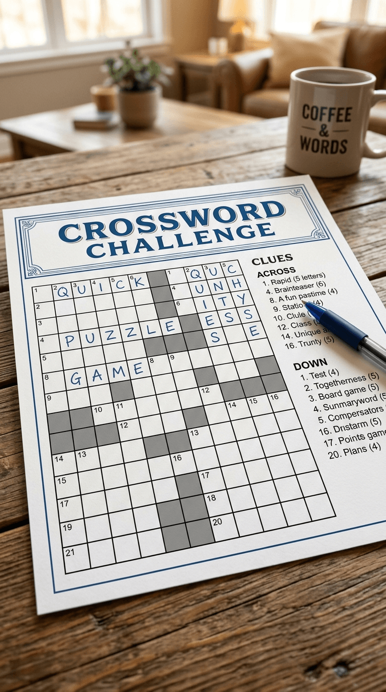 Cross Word - Play Free Online Game