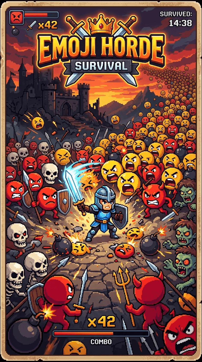 Emoji Horde Survival - Play Free Online Game