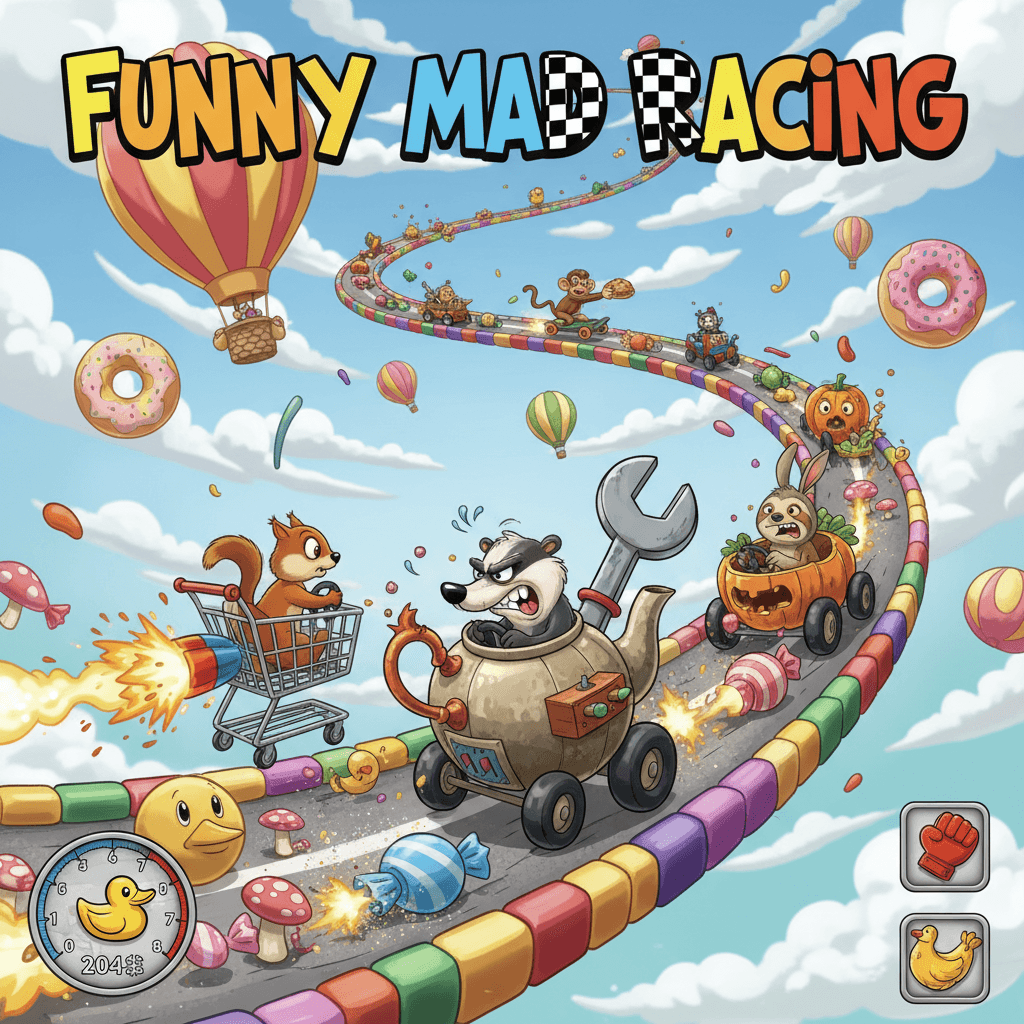 Funny Mad Racing - Play Free Online Game