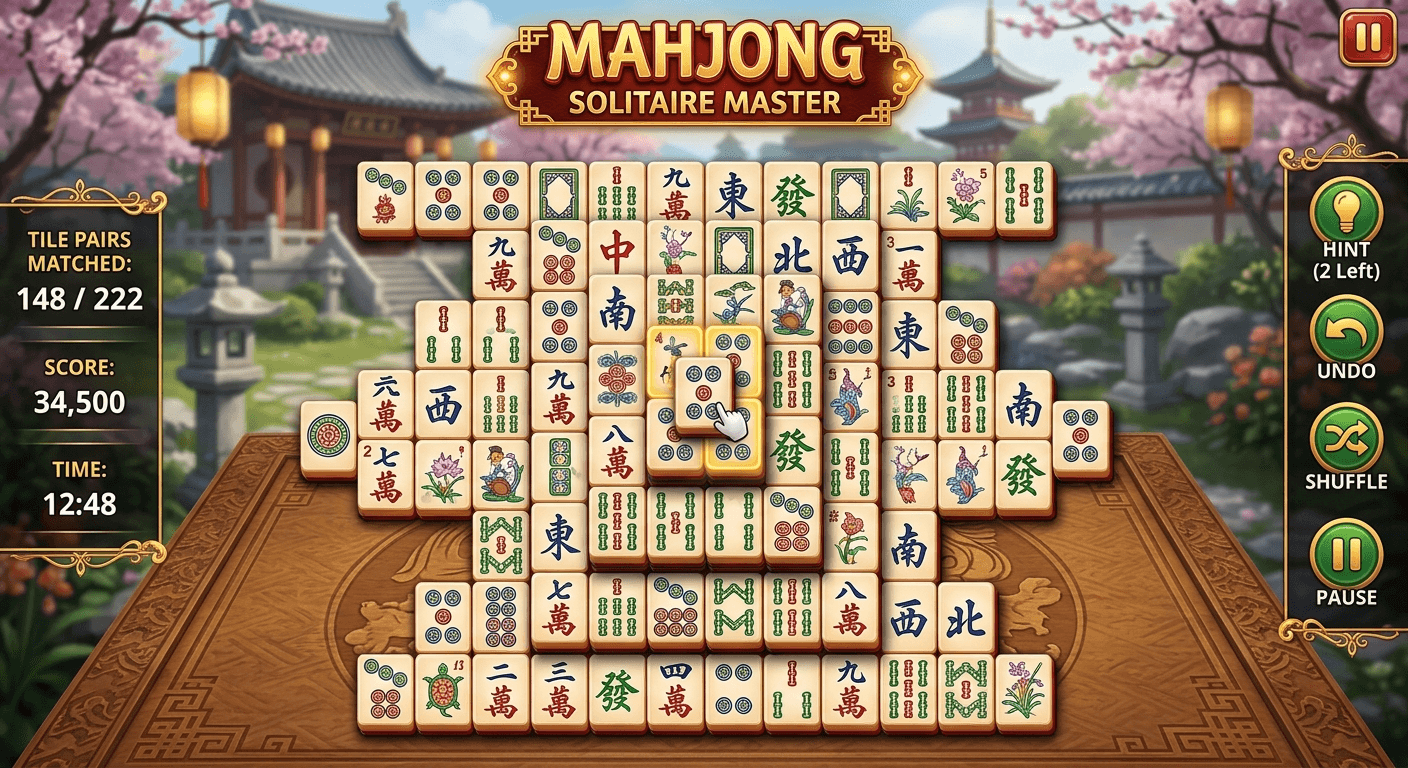Mahjong Solitaire Master - Play Free Online Game