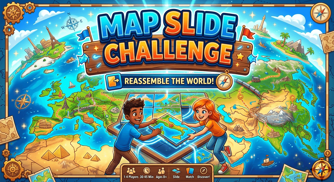 Map Slide Challenge - Play Free Online Game