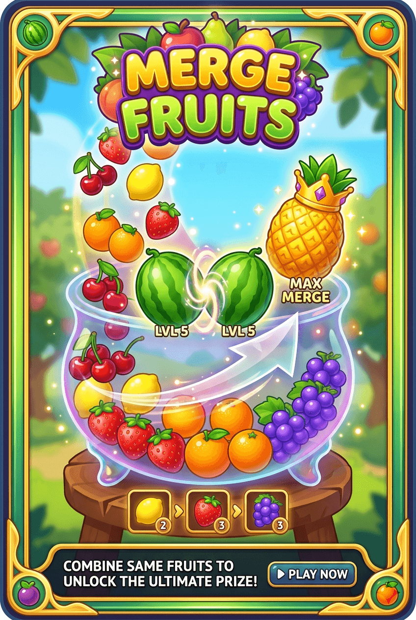 Merge Fruits - Play Free Online Game