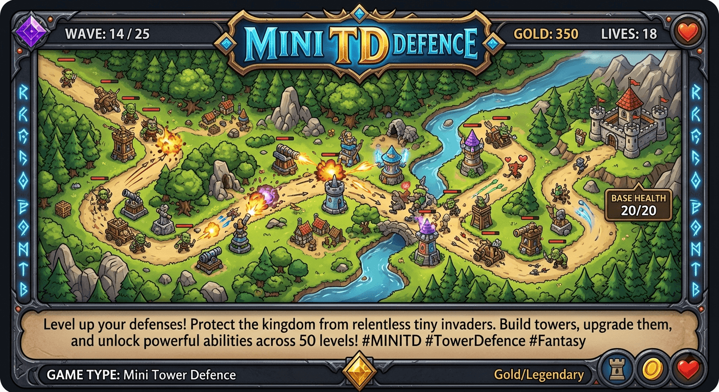 Mini Tower Defence - Play Free Online Game