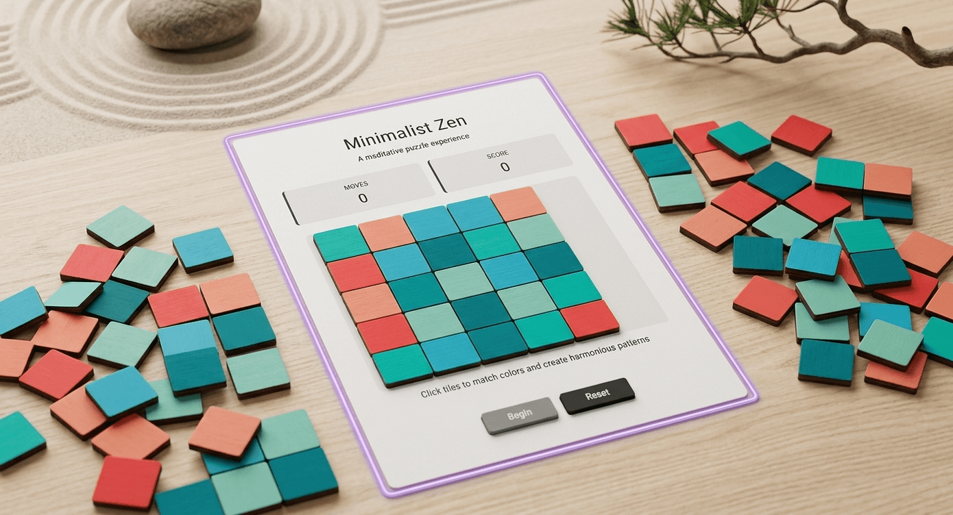 Minimalist Zen - Play Free Online Game