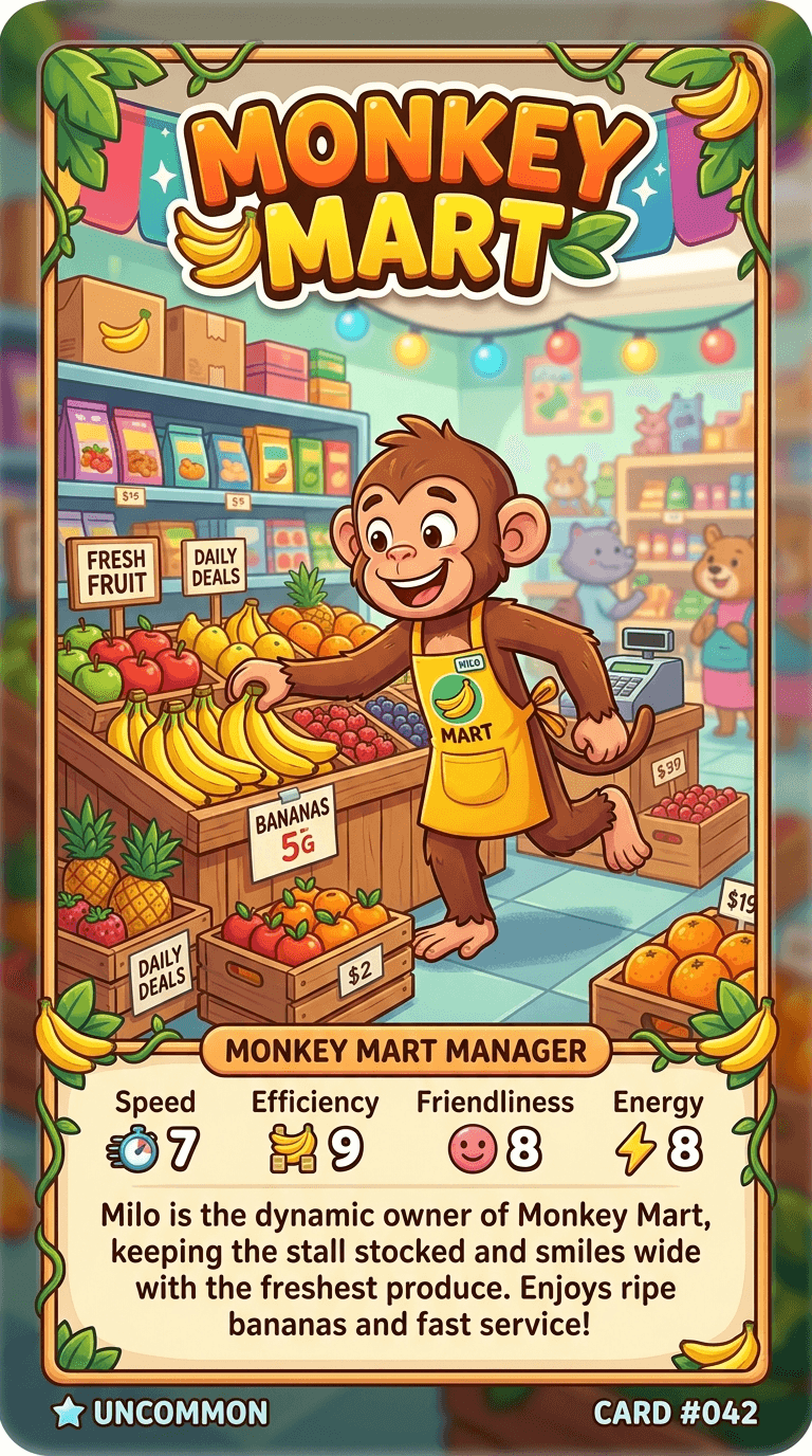 Monkey Mart - Play Free Online Game
