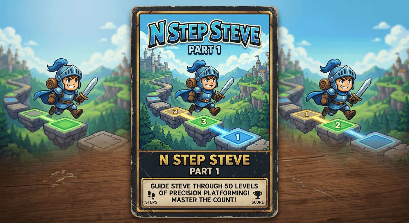 N Step Steve Part 1 - Play Free Online Game