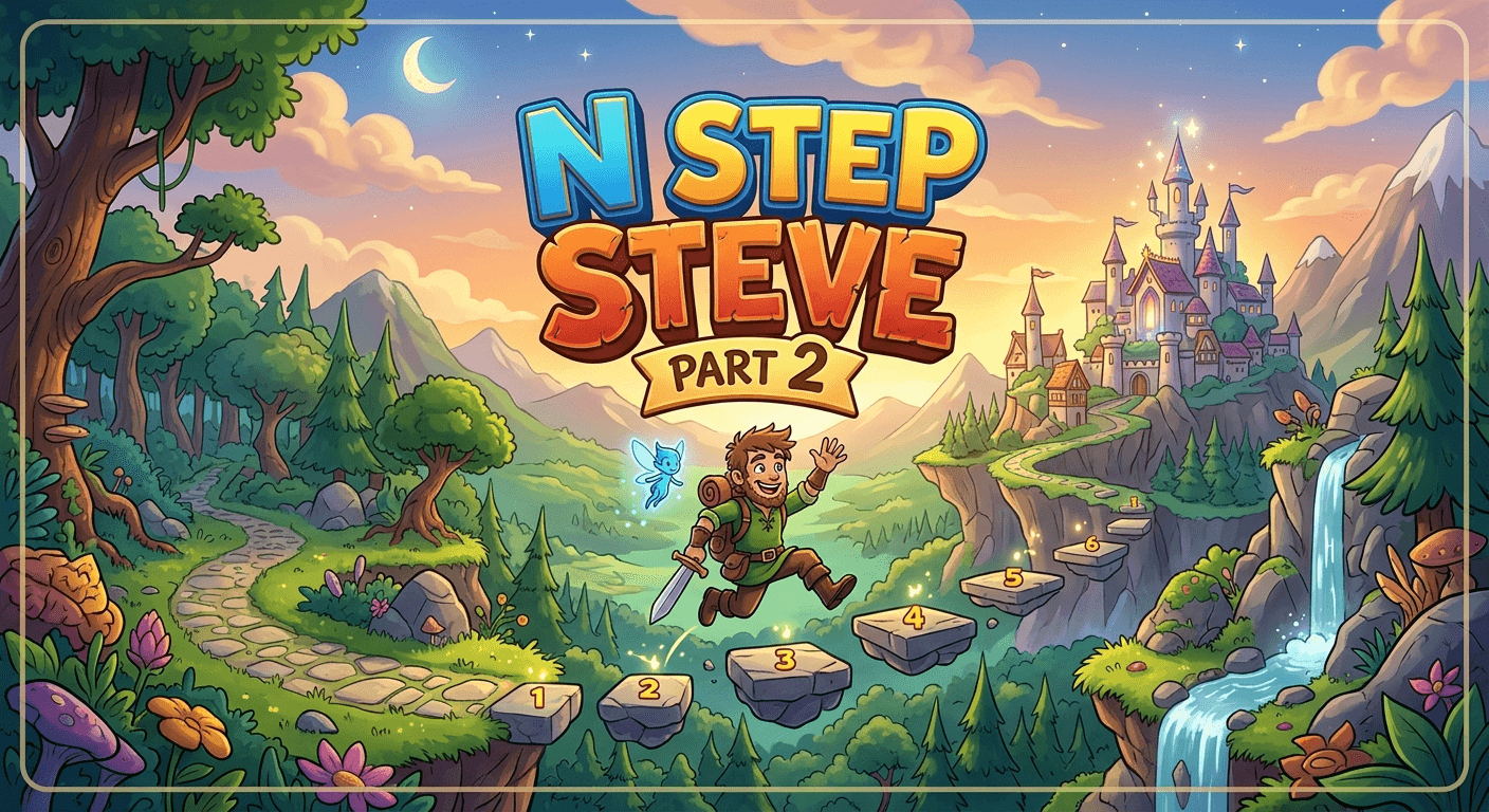 N Step Steve Part 2 - Play Free Online Game