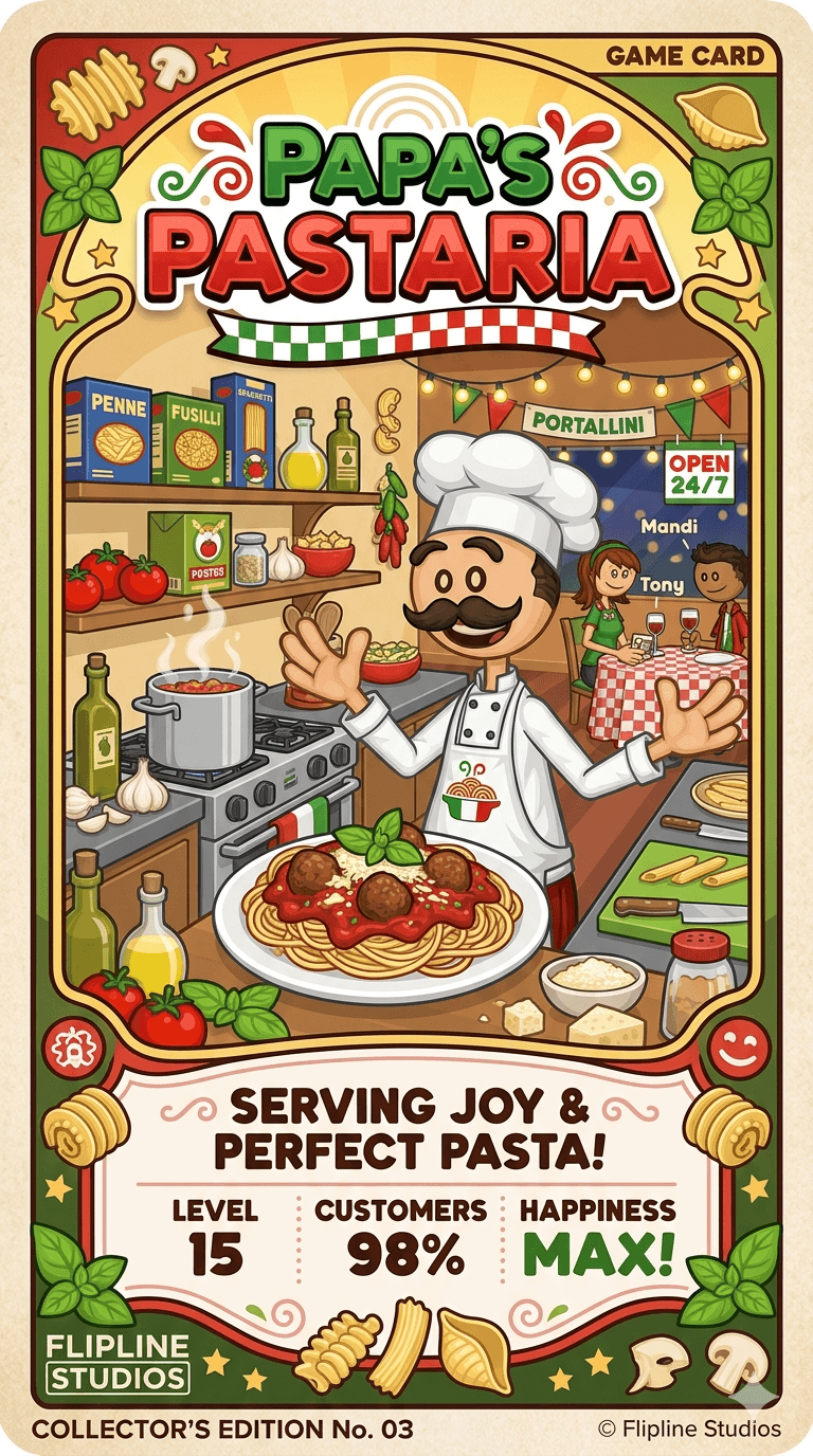 Papa's Pastaria - Play Free Online Game