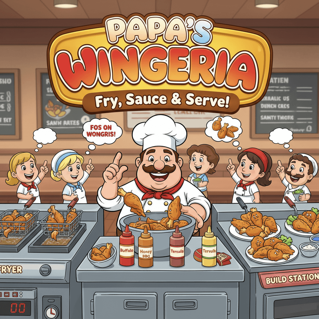 Papa's Wingeria - Play Free Online Game