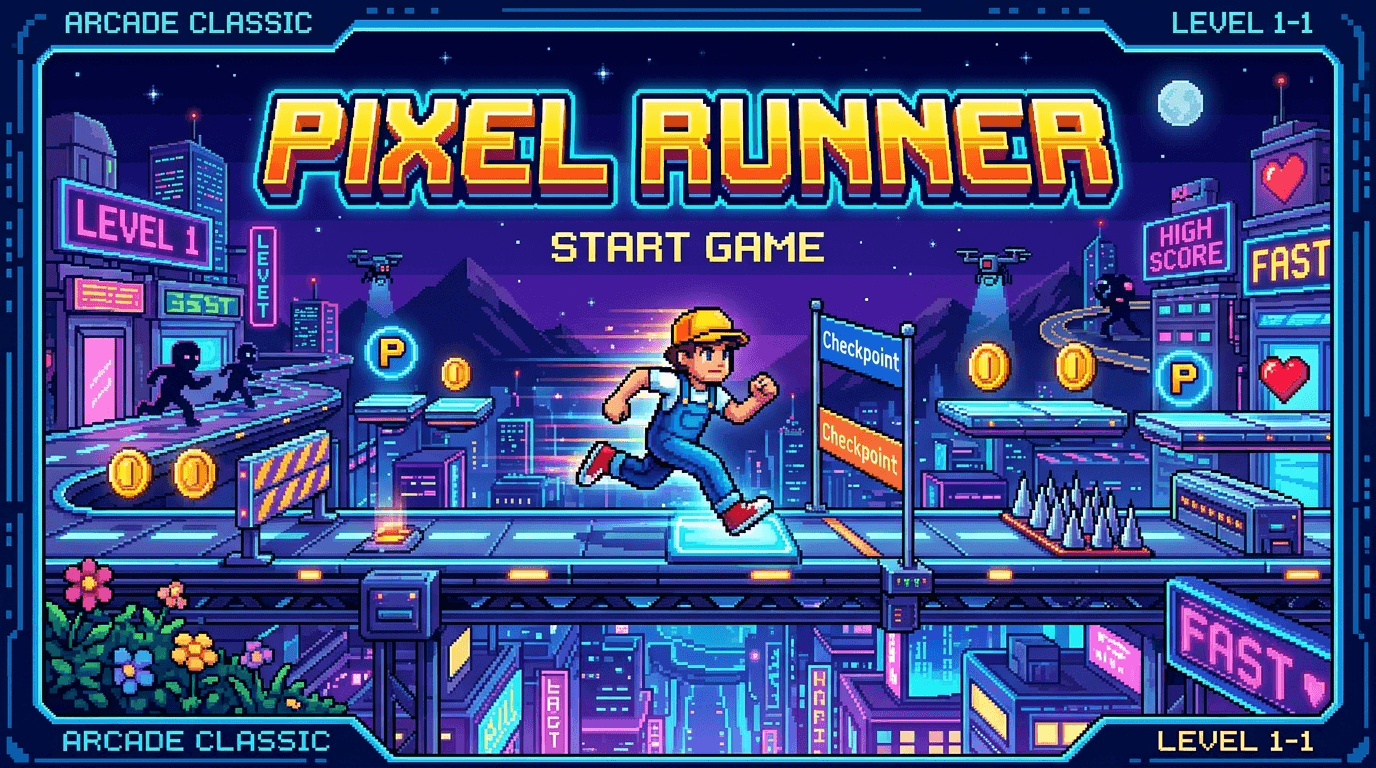 Pixel Runner - Play Free Online Game