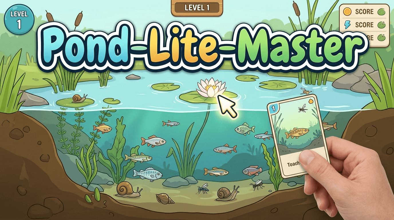 Pond Lite Master - Play Free Online Game