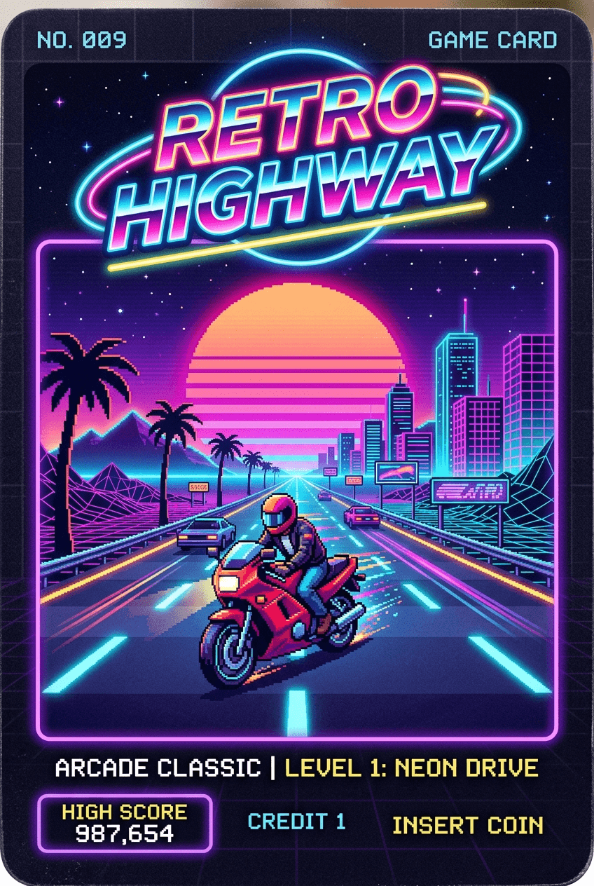 Retro Highway - Play Free Online Game