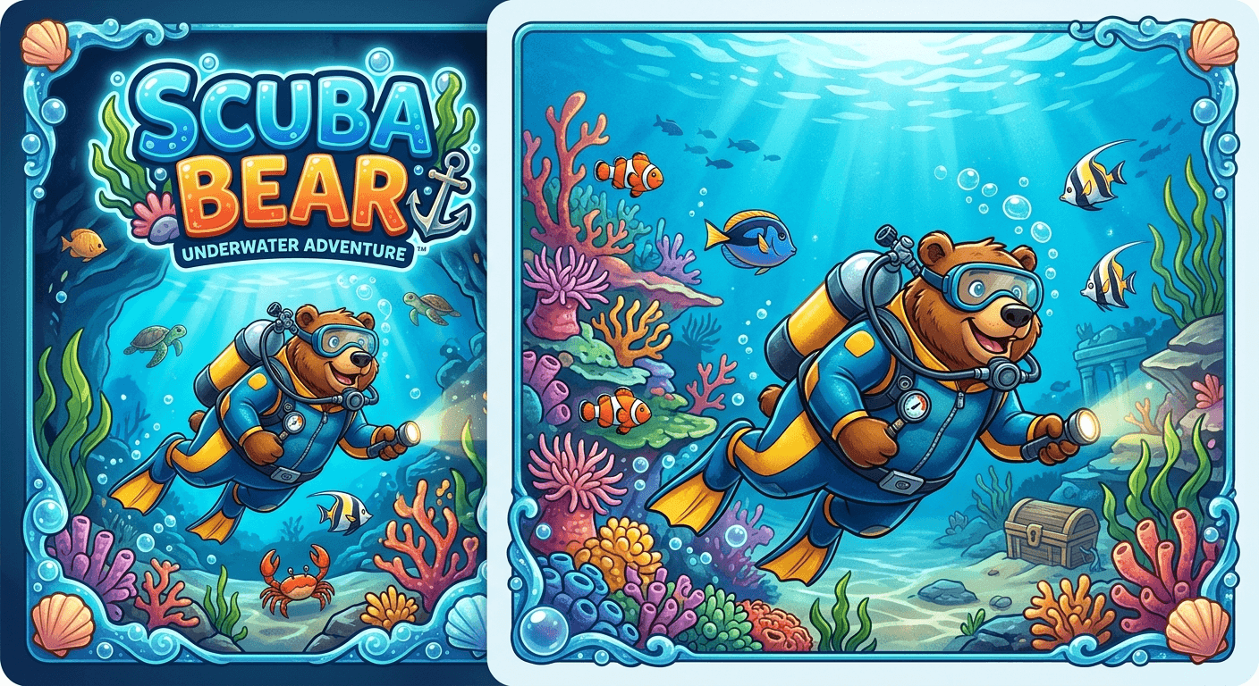 Scuba Bear - Play Free Online Game