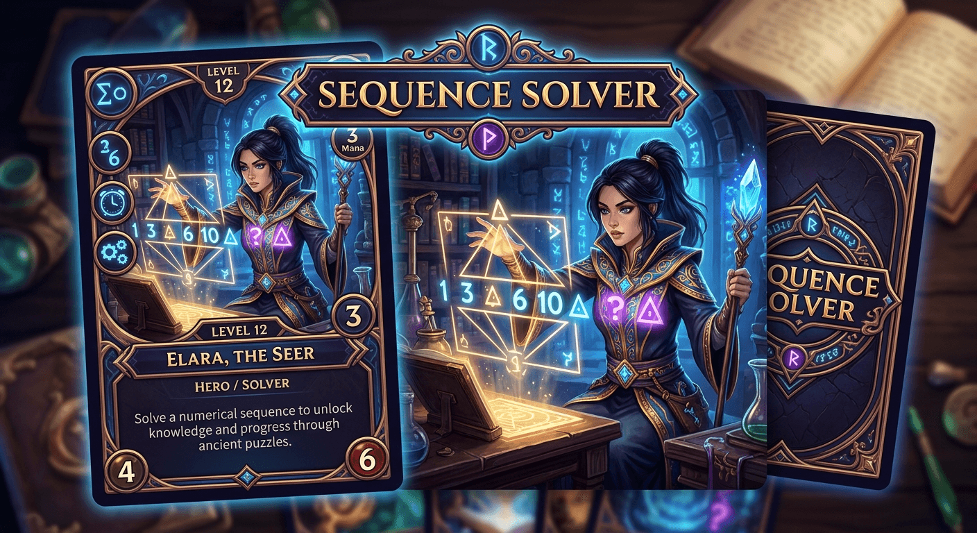 Sequence Solver - Play Free Online Game