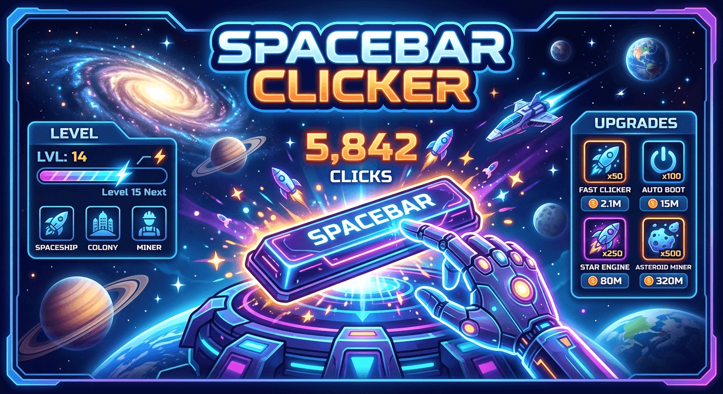 Spacebar Clicker - Play Free Online Game