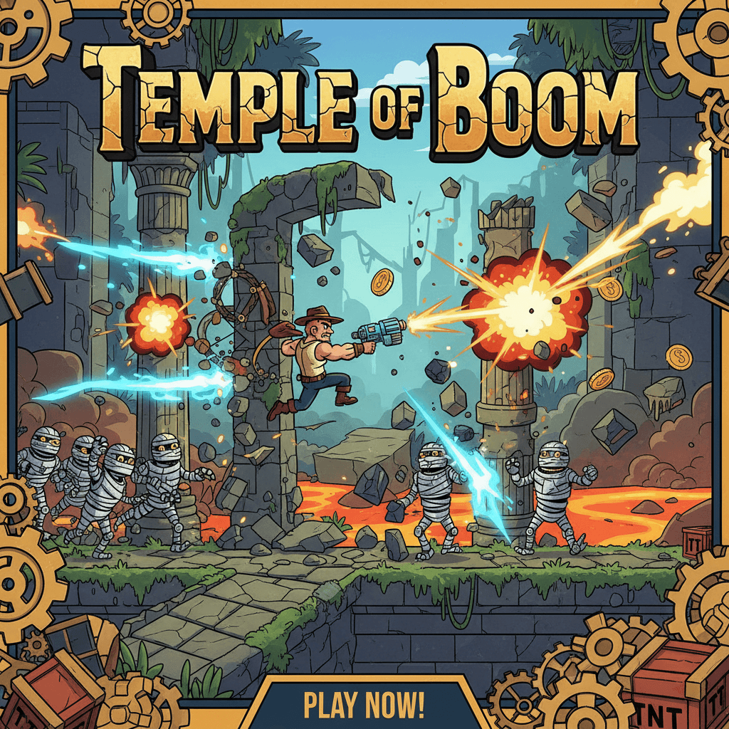 Temple Of Boom - Play Free Online Game