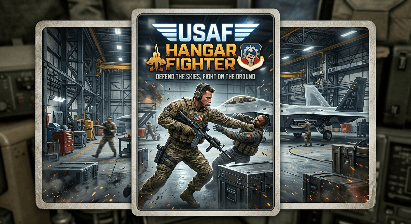 USAF Hanger Fighter - Play Free Online Game