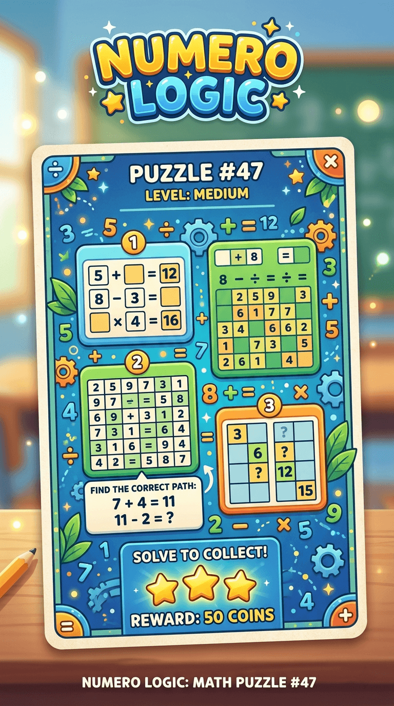 Math Puzzle - Play Free Online Game