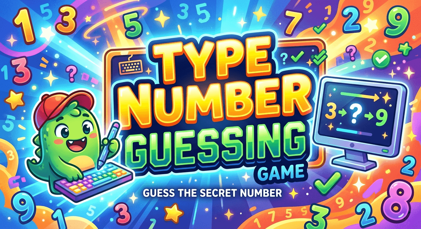 Type Number Guessing - Play Free Online Game
